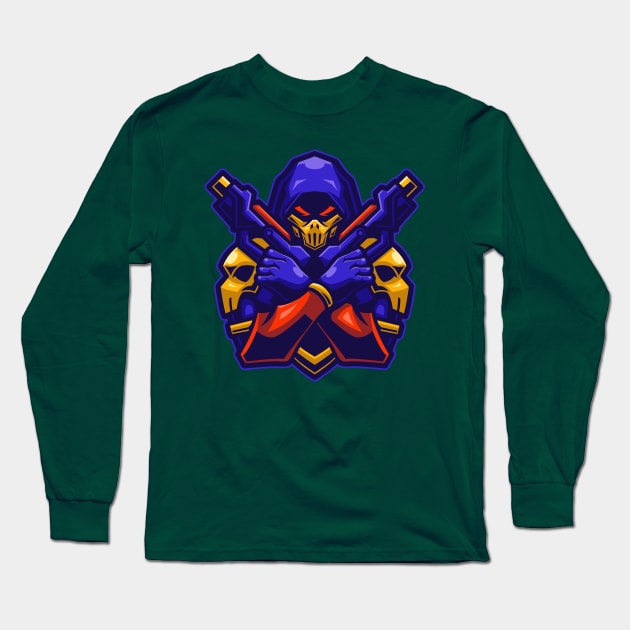 Masked assassin Long Sleeve T-Shirt by mightyfire